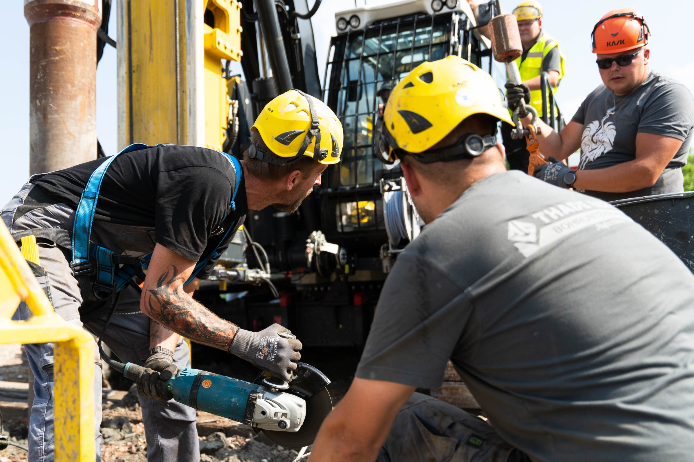 Mitarbeiter von ThadeGerdes beim Tiefgründung